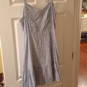 4th of July sundress Old Navy XL stripped